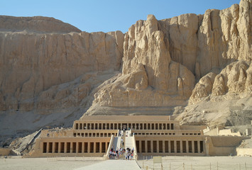 The temple of Queen Hatshepsut in Luxor, Egypt