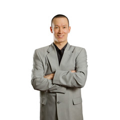 asian male in suit