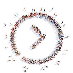 people in the form of an icon playback.