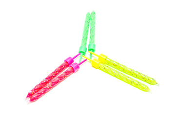 six candles for cake