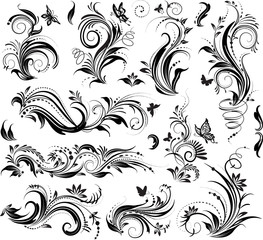 Floral design elements