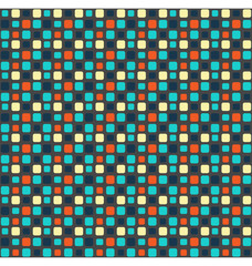 Seamless bright fun mosaic abstract pattern