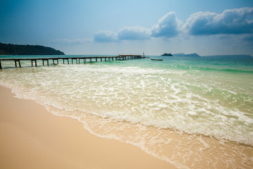 Tropical landscape of Koh Rong