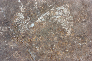 Old dirty cement floor