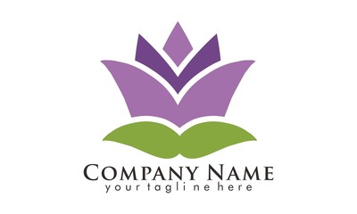 Obraz premium Flower Floral Logo Vector