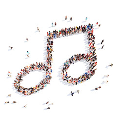 people in the form of notes.