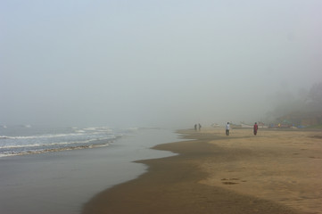 Fototapeta na wymiar fog in Goa