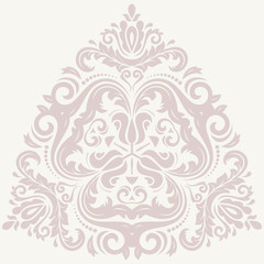 Damask Vector Orient Pattern