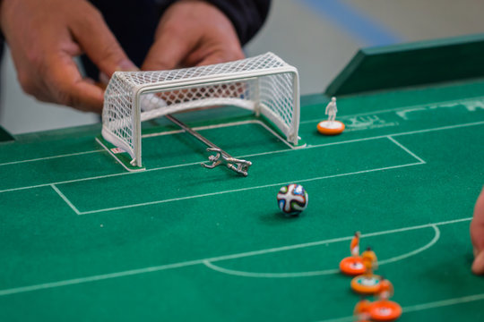 Subbuteo Spielszene