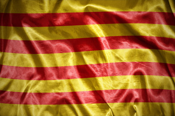 shining catalan flag