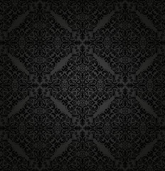 Damask Seamless Vector Pattern