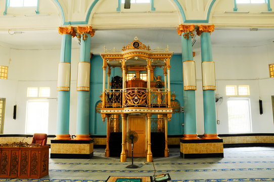 Mihrab Of The Sultan Ibrahim Jamek Mosque At Muar, Johor