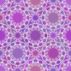 Abstract mosaic spirograph pattern