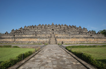 Fototapeta na wymiar Borobudur Temple, Yogyakarta, Indonesia.