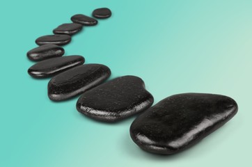 Stone. Stones on White Sea