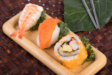 Japanese sushi traditional japanese food