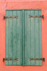 Window with shutters