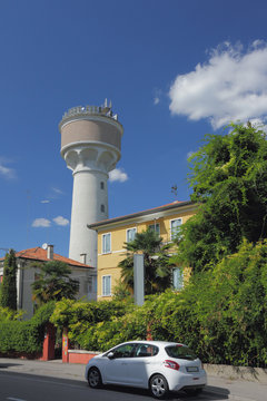 Sebastiano Coletti Street, tower. Margera, Mestre,Italy