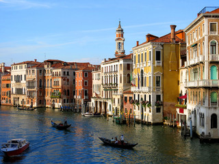 Fototapeta na wymiar Venice Gondola Canal Italy