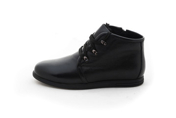 Studio shot of Pair classic mens shoes. isolated on white