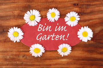 Obraz premium bin im garten
