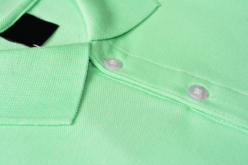 Green Polo T-shirt.