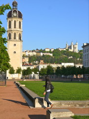 Place Antonin Poncet,Tour de l'horloge de la Charité,Lyon
