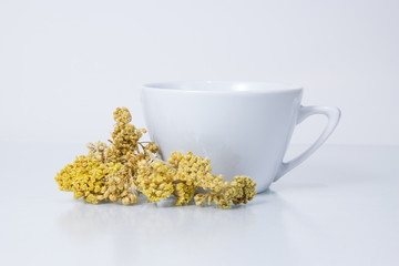 Cup of dried tea.