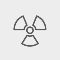 Fototapeta premium Propeller thin line icon