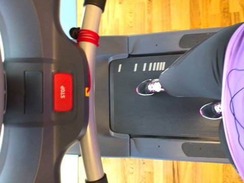 Hardlopen op de loopband