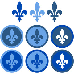 Fleur-de-lys flat design