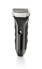 Black electric shaver