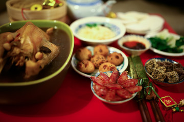 Chinese New Year feast