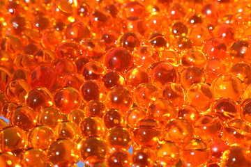 Orange Perlen