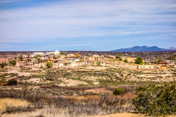 Obraz premium laguna pueblo town site in new mexico