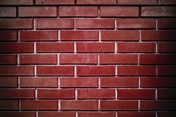 pink brick wall background close up