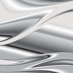 Elegant 3d metallic background, vector. 1