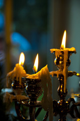 Festlicher Hochzeits-Kerzenständer