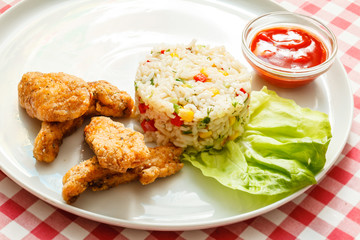 rice with chicken