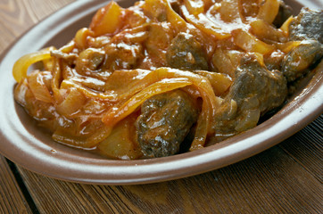 Bifes de cebolada