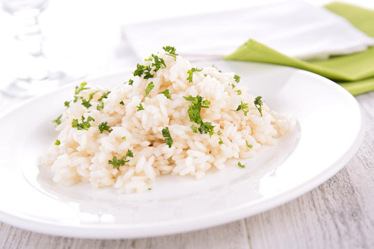 rice and parsley