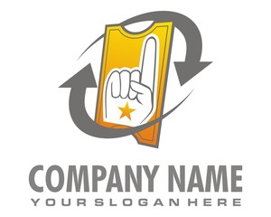 ticket logo image vector