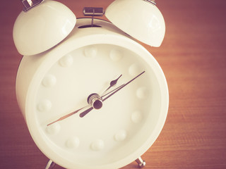 alarm clock with filter effect retro vintage style