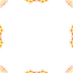ornamental vector frame