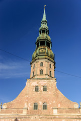 Fototapeta premium St. Peter's church, Riga, Latvia