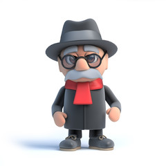 3d Old man