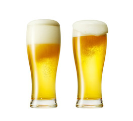グラスビール2個