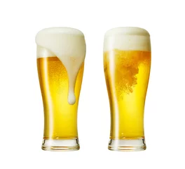 Gordijnen 2 glazen bier © siro46