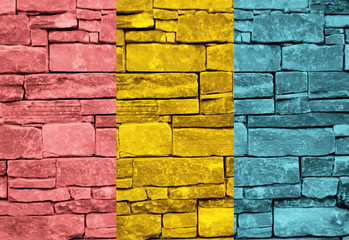 parement - mur en pierres reconstituées