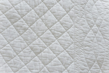 Quilted White Natural Textiles
